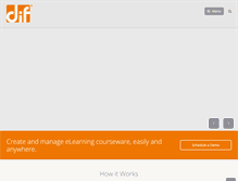 Tablet Screenshot of difelearning.com